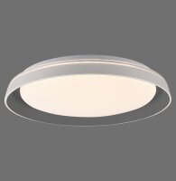 Blendarme LED Deckenlampe Grau Ø43 cm 2630 lm dimmbar