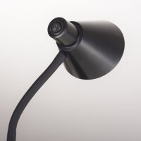 LED Schreibtischleuchte Metall 38 cm Schwarz 4 W Modern