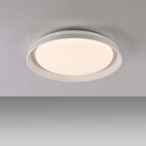 Blendarme LED Deckenlampe Weiß Ø43 cm 2630 lm dimmbar
