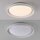 Blendarme LED Deckenlampe Weiß Ø43 cm 2630 lm dimmbar