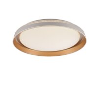 Blendarme LED Deckenlampe Weiß Messing Ø43...