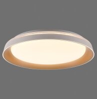 Blendarme LED Deckenlampe Weiß Messing Ø43...