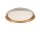 Blendarme LED Deckenlampe Weiß Messing Ø43 cm dimmbar