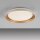 Blendarme LED Deckenlampe Weiß Messing Ø43 cm dimmbar