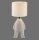 NachtTischlampe Keramik Stoff Teddy 38 cm E27 blendarm