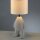 NachtTischlampe Keramik Stoff Teddy 38 cm E27 blendarm
