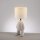 NachtTischlampe Keramik Stoff Teddy 38 cm E27 blendarm