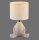 NachtTischlampe Keramik Stoff sitzendes Männchen 32 cm