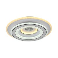 Weiße LED Deckenlampe Dimmer Ø40 cm 5100 lm...