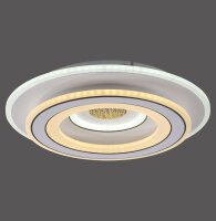 Weiße LED Deckenlampe Dimmer Ø40 cm 5100 lm...