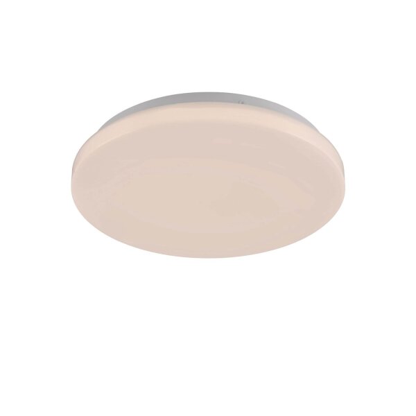 Blendarme LED Deckenlampe Weiß Ø22 cm rund 8 W wohnlich