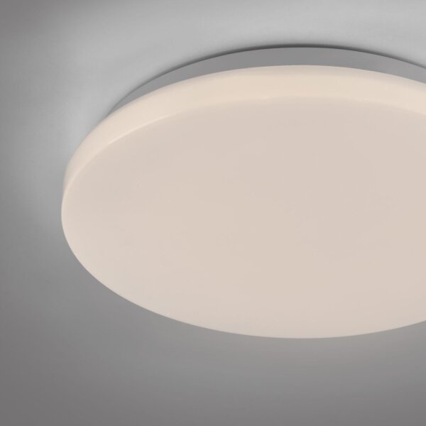 Blendarme LED Deckenlampe Weiß Ø22 cm rund 8 W wohnlich