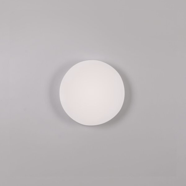 Blendarme LED Deckenlampe Weiß Ø22 cm rund 8 W wohnlich