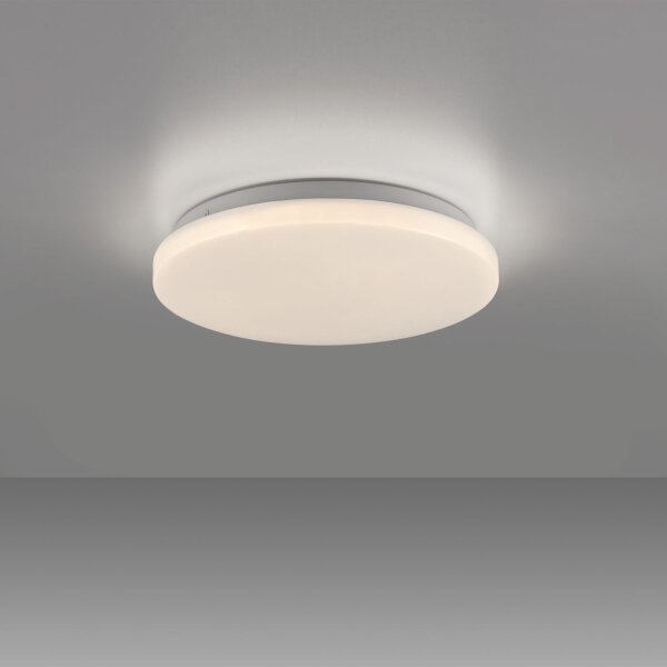 Blendarme LED Deckenlampe Weiß Ø22 cm rund 8 W wohnlich