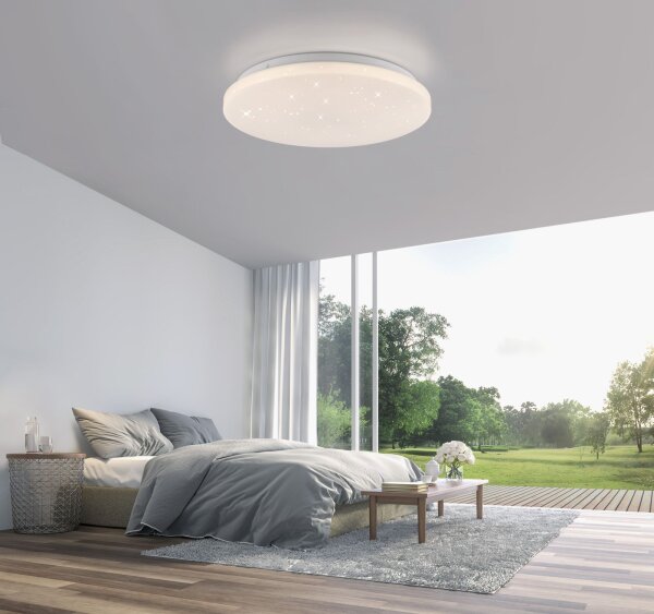 LED Deckenlampe Sternenhimmel Ø34 cm 3000 K warmweiß