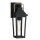 Außenwandlampe Schwarz E27 IP44 H: 37 cm Rustikal
