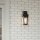 Außenwandlampe Schwarz E27 IP44 H: 37 cm Rustikal