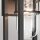 Wandlampe außen H: 33 cm IP44 Schwarz E27 eckig klein