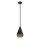 Pendelleuchte Metall Seil D: 18,1 cm Höhenverstellbar E27