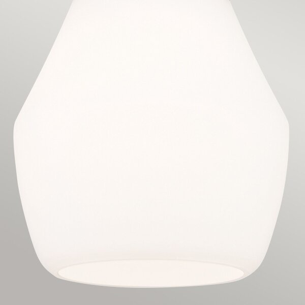 Pendelleuchte Glasschirm schmal Ø 17,8 cm H: max. 144,5 cm E27