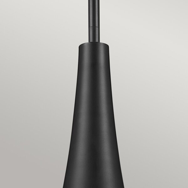 Pendelleuchte Glasschirm schmal Ø 17,8 cm H: max. 144,5 cm E27
