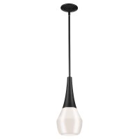 Pendelleuchte Glasschirm schmal &Oslash; 17,8 cm H: max. 144,5 cm E27