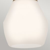 Hängelampe Glas Metall E27 H: max. 144,5 cm Modern