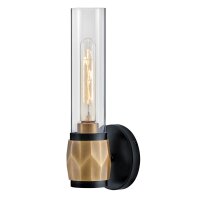 Wandlampe Bad 34,6 cm hoch IP44 E27 Modern Metall Glas