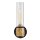 Wandlampe Bad 34,6 cm hoch IP44 E27 Modern Metall Glas
