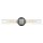 Badezimmerleuchte Metall Glas B: 56,5 cm IP44 E27 2-flammig