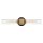 Badezimmerlampe Wand 56,5 cm breit IP44 2x E27 Metall Glas