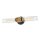Badezimmerlampe Wand 56,5 cm breit IP44 2x E27 Metall Glas