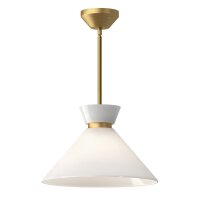 Hängelampe Retro Ø 35,8 cm Metall Glas E27...