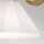 Wandleuchte Glas Metall H: 22,2 cm in Gold Weiß Retro