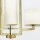 Kronleuchter Metall Stoff 62,9 cm breit 4x E27 mit Schirm