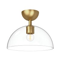 Deckenlampe Glas Metall E27 &Oslash; 30,5 cm in Gold...