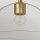 Deckenlampe Glas Metall E27 Ø 30,5 cm in Gold gebürstet