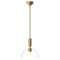 Hängelampe rund D: 30,5 cm H: max. 158,3 cm Metall Glas