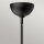 Pendelleuchte Metall Glas rund D: 30,5 cm Schwarz E27