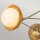 Hängelampe 3-flammig Metall Rattan Glas E14 B:101,4 cm