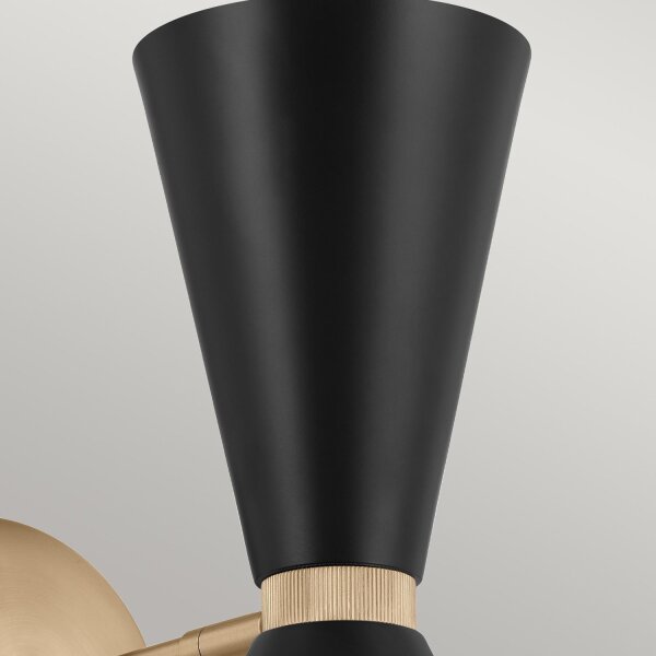 Wandlampe Metall E27 verstellbar 34,1 cm hoch Up Down