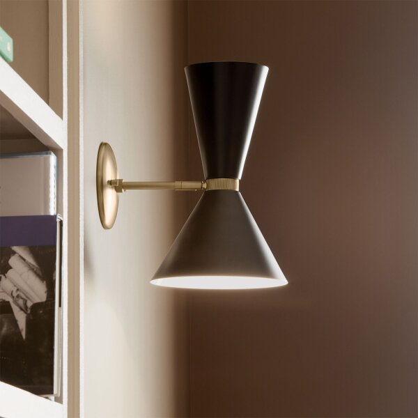 Wandlampe Metall E27 verstellbar 34,1 cm hoch Up Down