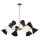 Kronleuchter verstellbar B: 98,4 cm 12x Metall E27 Modern