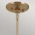 Kronleuchter Metall verstellbar B: 78 cm 6x E27 Modern