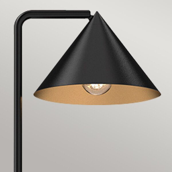 Stehleuchte klein Dimmer Schalter 148,8 cm Schwarz E27 Modern