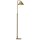 Stehlampe Metall 148,8 cm hoch in Gold E27 Dimmer Schalter