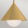 Hängeleuchte in Gold B: 96,5 cm H: max. 168 cm 3x E27
