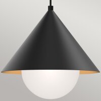 Pendelleuchte Metall Glas B: 34,3 cm H: max. 221,9 cm E27