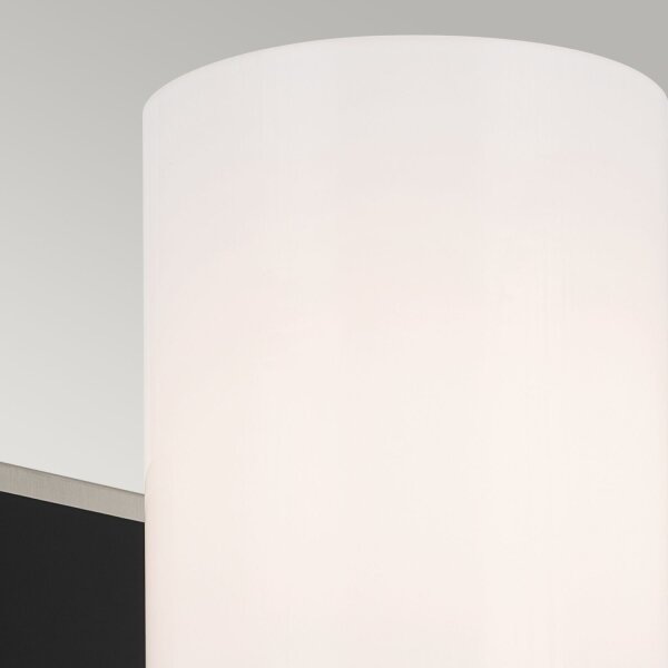 Badezimmerlampe LED G9 IP44 Glas Metall H: 33,8 cm 3000 K