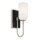 Badezimmerlampe LED G9 IP44 Glas Metall H: 33,8 cm 3000 K